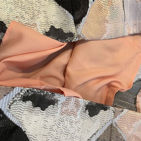 Vince Camuto Women's Geometric Jacquard Sheath Dress Size 12 Multicolor - Picture 8 of 12